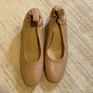 Nude / Pink Everlane Block Heels